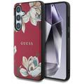 Husă Samsung Galaxy S25 Guess Grained Printed Flower Pattern - compatibil MagSafe