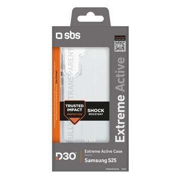 Husă Samsung Galaxy S25 SBS Extreme Active D3O - Transparent