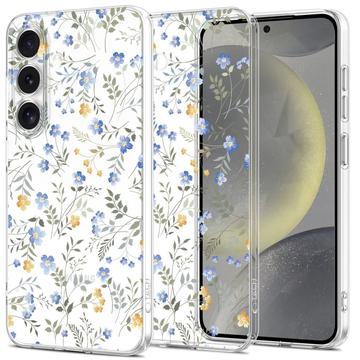 Husă TPU Samsung Galaxy S25 - Tech-Protect FlexAir - Flori de primăvară