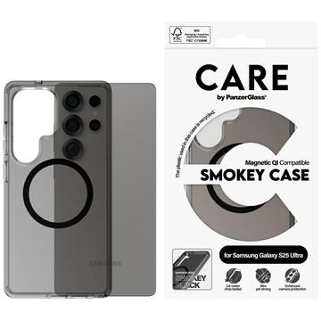 Husă Samsung Galaxy S25 Ultra PanzerGlass Care Smokey Urban Combat - compatibil MagSafe - Negru transparent