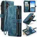 Husă Portofel Samsung Galaxy S25+ - Caseme C30 Multifunctional - Albastru