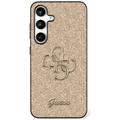 Husă Samsung Galaxy S25+ - Guess Fixed Glitter 4G Metal Logo - Auriu