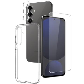 Samsung Galaxy S25+ Northjo Set de protecție 3 în 1 - Transparent