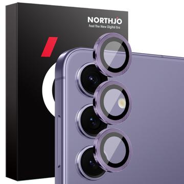 Set de protecție pentru obiectivul camerei Samsung Galaxy S25+ Northjo - Violet