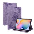 Husă folio seria Butterfly Samsung Galaxy Tab S6 Lite 2020/2022/2024 - Violet