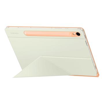 Husă Samsung Galaxy Tab S9/S9 FE - Smart Book Cover EF-BX710POEGWW - Alb / Portocaliu