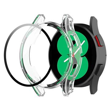 Husă Plastic cu Protector Ecran Samsung Galaxy Watch FE - 40mm - Clar