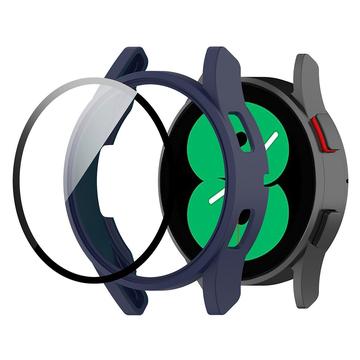 Husă Plastic cu Protector Ecran Samsung Galaxy Watch FE - 40mm - Albastru Închis