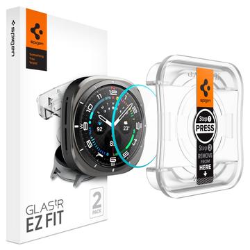 Protector Ecran Samsung Galaxy Watch Ultra - Spigen Glas.tR Ez Fit - 47mm - 2 Buc.