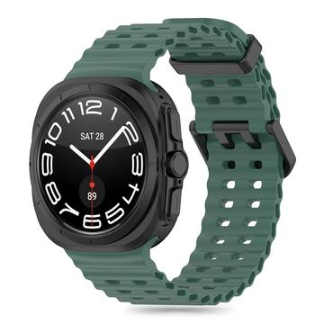 Curea TPU Samsung Galaxy Watch Ultra TPU Strap - Tech-Protect Iconband Pro - 47mm - Verde Army