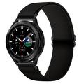 Samsung Galaxy Watch4/Watch4 Classic/Watch3/Active2/Active/Gear Sport/Gear S2 Classic curea împletită din nailon - 20mm - negru