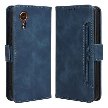 Husă Portofel Samsung Galaxy Xcover7 - Cardholder - Blu