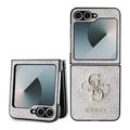 Husă Hibrid Samsung Galaxy Z Flip6 - Guess 4G Big Metal Logo - Roz