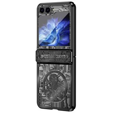 Husă din plastic galvanizat Samsung Galaxy Z Flip6 Mechanical Legend