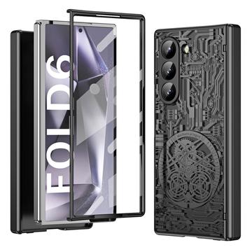 Husă din plastic galvanizat Samsung Galaxy Z Fold6 Mechanical Legend