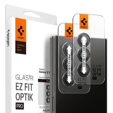 Protector Obiective Cameră Samsung Galaxy Z Fold6 Spigen Glas.tR Ez Fit Optik Pro - 2 Buc. - Negru