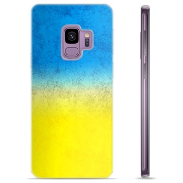 Steagul Ucrainei TPU husă -Samsung Galaxy S9 - Bicoloră