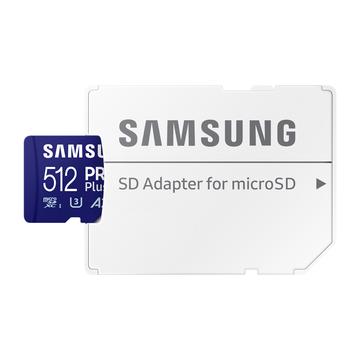 Card de memorie Samsung Pro Plus microSDXC cu adaptor SD MB-MD512SA/EU