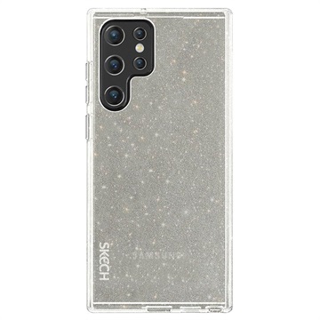 Husă Samsung Galaxy S22 Ultra 5G - Skech Sparkle - Transparent