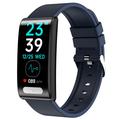 Smart Fitness Tracker cu monitorizare a glicemiei TK70 - Albastru