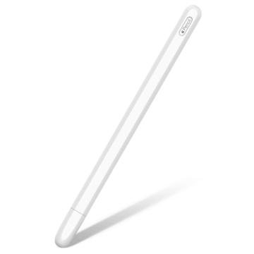 Husă din Silicon Antialunecare Apple Pencil (a Doua Generație) - Alb