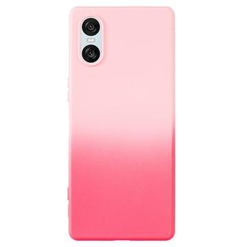 Husă TPU Sony Xperia 10 VI Ombre - Hot Pink / Roz