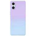 Husă TPU Sony Xperia 10 VI Ombre - Violet / Albastru