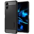 Husă TPU Sony Xperia 10 VI - Spigen Rugged Armor - Negru