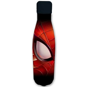 Spider-Man Sticlă de apă din oțel inoxidabil / Sticlă termică - 500ml - Roșu / Negru