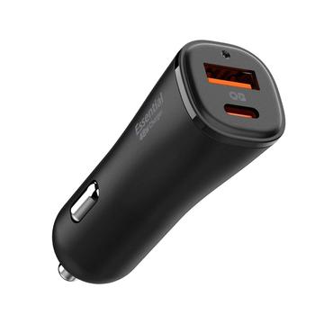 Încărcător auto Spigen EV482 ArcStation Essential 48W - USB-C, USB-A - Negru