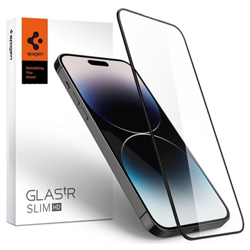 Protector de Ecran Spigen Glas.tR Slim HD iPhone 14 Pro Max - Negru