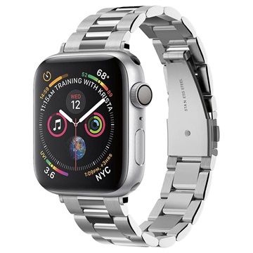 Curea Apple Watch Series 10/9/8/7/6/SE - Spigen Modern Fit - 40mm/41mm/42mm - Argintiu