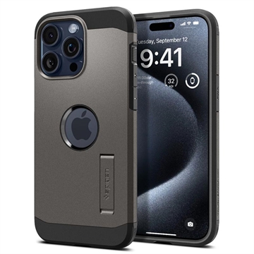 Husă iPhone 15 Pro - Spigen Tough Armor Mag - Gunmetal