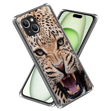 Husă TPU Subțire Stylish iPhone 15 - Leopard