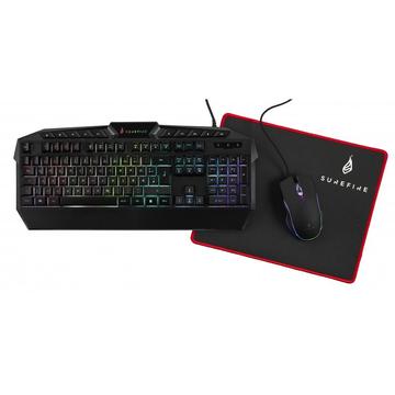 SureFire Kingpin Gaming Combo 48825-482 - Tastatură, mouse, mousepad - German Layout