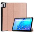 Husă Folio Smart TCL Tab 10s - Tri-Fold - Auriu Roze