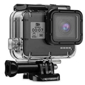 Geantă impermeabilă Tech-Protect GA200 45m pentru GoPro HERO 5/6/7 - Transparentă