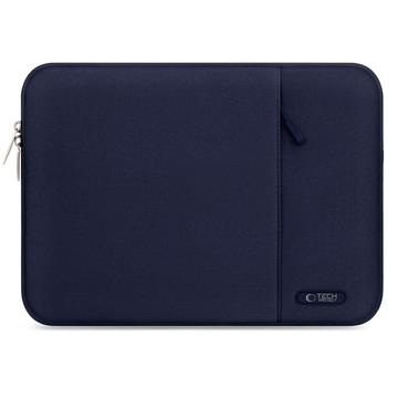 Tech-Protect Sleevy Laptop Sleeve cu buzunar lateral - 13-14" - Albastru marin