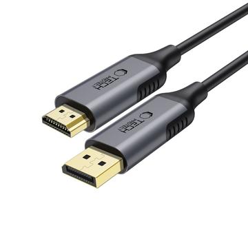 Cablu Tech-Protect UltraBoost DisplayPort 1.4 către HDMI 2.0 - 4K/60Hz, 2m, PVC durabil, compatibilitate universală