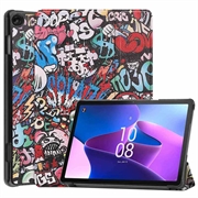 Husă Folio Smart Lenovo Tab M10 Gen 3 - Tri-Fold - Graffiti