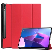 Husă Folio Smart Lenovo Tab P12 Pro - Tri-Fold - Roșu