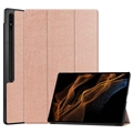 Husă Folio Smart Samsung Galaxy Tab S9 Ultra - Tri-Fold - Auriu Roze