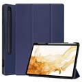 Husă Folio Smart Samsung Galaxy Tab S8+ - Tri-Fold - Albastru Închis