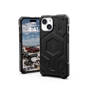 Husă Hibrid iPhone 15 - UAG Monarch Pro MagSafe - Fibră De Carbon