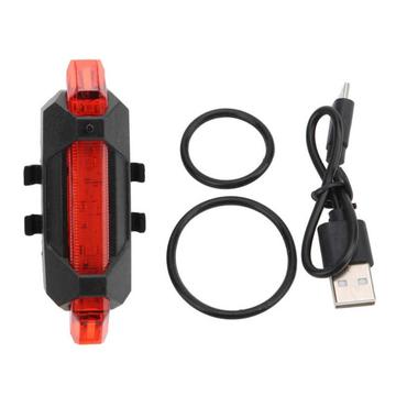 USB reîncărcabilă cu LED-uri roșii reîncărcabile pentru scuter electric și bicicletă