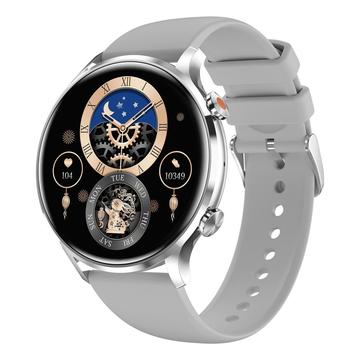 Smartwatch sport unisex MX40 - 1.39" - gri / argintiu