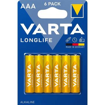 Baterie Varta Longlife LR03/AAA - 6 buc.