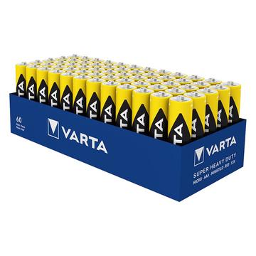 Bateriile Varta Super Heavy Duty Carbon zinc AAA - 60 buc.