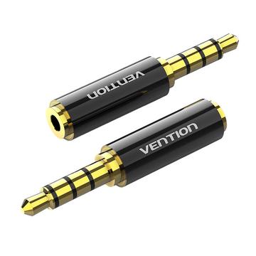 Vention BFBB0 Adaptor audio - 3.5mm masculin la 2.5mm feminin - negru