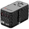 Adaptor de călătorie Verbatim Charge 'n' Travel Diamond 85W - negru